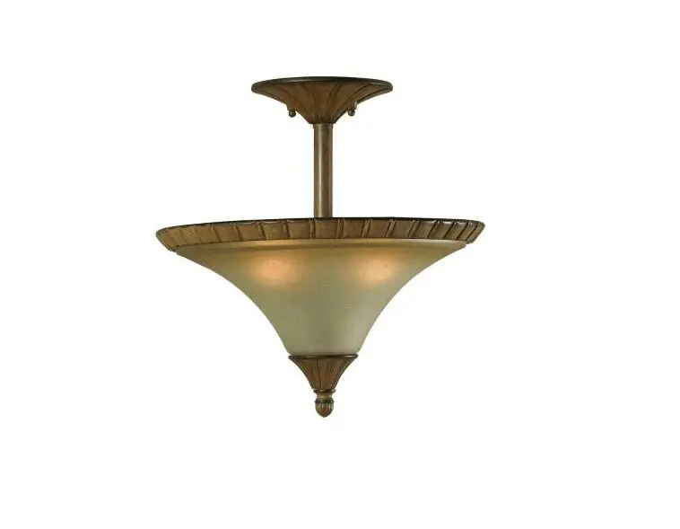 Hampton Bay Chester 2-Light Aruba Teak Semi-Flush Mount Light Brand new in box Hampton Bay, Chester 2 light chandelier