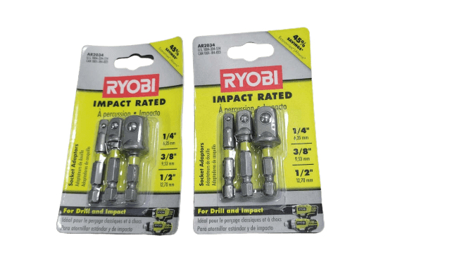 Ryobi Socket Adaptor Set