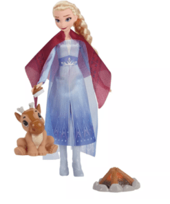 Disney Frozen 2 Storytelling Elsa Doll with Campfire and Reindeer 086-07-6991