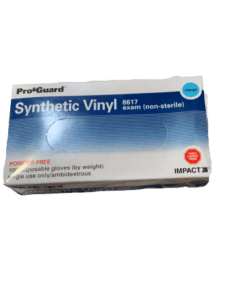 100 PK Proguard Ambidextrous Synthetic Vinyl Exam Gloves Beige XL 8617XL