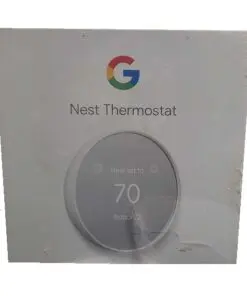 Google Nest Thermostat - Smart Programmable Wi-Fi Thermostat - Snow GA01334-US