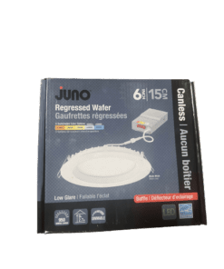 Juno 6-In Equivalent Matte White Round Dimmable Recessed Downlight 266XHN