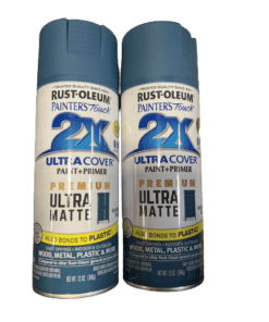 2-PACK Rust-Oleum 12oz 2X Painter's Touch Ultra Cover Matte Spray Paint Blue