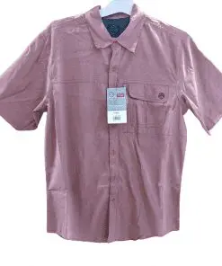 Men's Wrangler ATG All Terrain Gear Utility Shirt Regular Fit Red - Small
