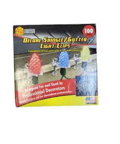 200-PACK Adams Deluxe Shingle / Gutter Light Clips