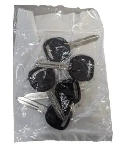 5-PACK GM Non Chip Ignition Key Blank Uncut Blade Made by Ilco B102-P