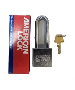 6-PACK American Lock Solid Steel Padlock Keyed Different A5262