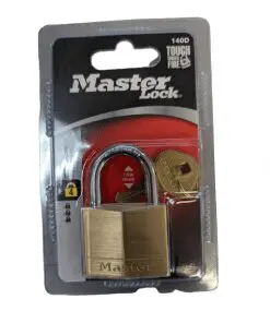 4-PACK Master Lock Brass Padlock 1-9/16" 140D
