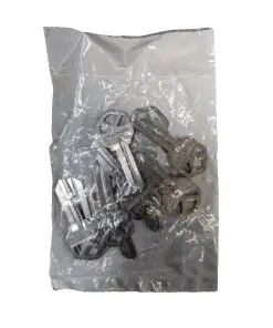 50-PACK Ilco 5-Pin KW1 Blank Keys Nickel Plated 10119-001