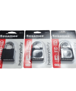 5-PACK Sesamee Resettable Keyless Weather Resistant Padlock K500 3/4