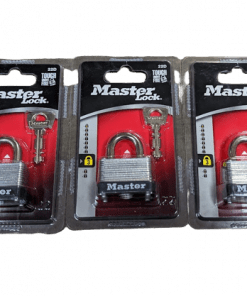 3-PACK Master Lock 1 1/2" Steel Padlock 22D