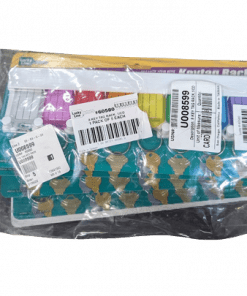 5-PACK Lucky Line Keytag Rack Holder Organizer Assorted Colors 8-key Tag 60580