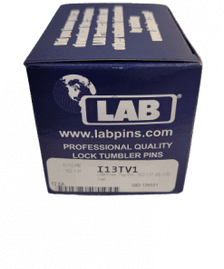 Box of 12 Vials - LAB Security Systems Core Lock Pin - Universal Top #13 in Brass