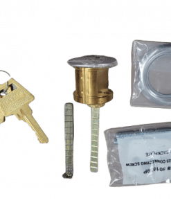 2-PACK U.S. LOCK Rim Cylinder Solid Brass Y1 Keyway Chrome KA2 - 1565Y126D