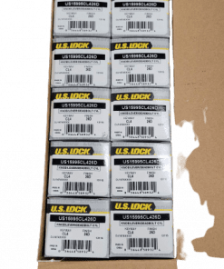 10-PACK US Lock Knob/Deadbolt Cylinder Universal CL4 Keyway Chrome KA2