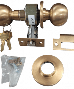 Arrow Lock MK Series Lockset Single Cylinder-Gold Bronze Finish - MK11-BD-10