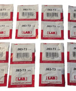 600-PACK LAB SECURITY Universal Replacement Pins.003 Increments Top Size .063