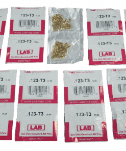 675-PACK LAB SECURITY Universal Replacement Pins.003 Increments Top Size .123