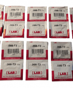 750-PACK LAB SECURITY Universal Replacement Pins.003 Increments Top Size .66