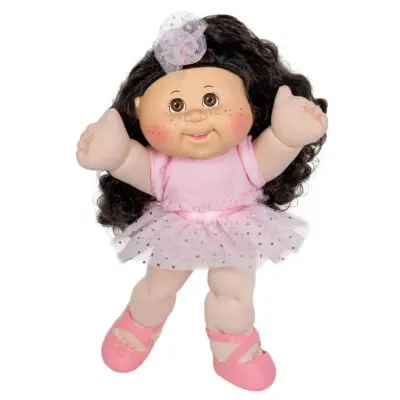 Cabbage-Patch-Kids-14-Kids-Dancer-Doll-Sparkle-Collection-Green-Eyes-Brunette-No-Package
