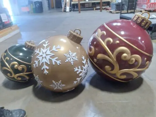 Christmas Jumbo Ornament Set