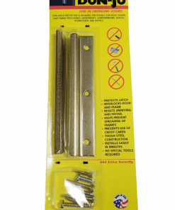 Don-Jo 801109 Inswing Door Latch Protector 6" Brass Plated