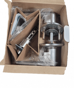 Arrow Cylindrical Lock C-Series Storeroom with Solar Lever Design in Bright Chrome - CL12-SC-26