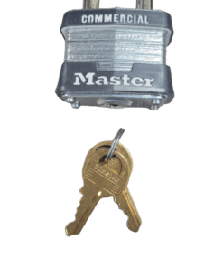 2-PACK Heavy Duty 1-1/2" Lam Steel Padlock Master Lock Padlocks 3KA