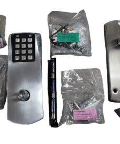 Kaba Electronic 12-Button Lock in Satin Chrome - E2031XSLL62641