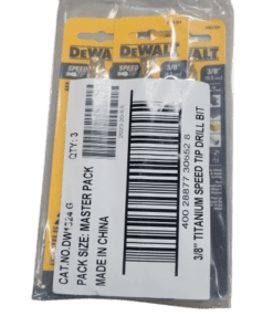 3-PACK DeWalt Titanium Split Point Drill Bits 3/8 in - DW1324