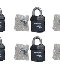 6-PACK Master Lock 2-5/8 In. Pro-Door Hardware Cyl Padlock Body Less Cylinder