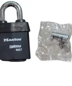 2-PACK Master Lock 2-5/8 In. Pro-Door Hardware Cyl Padlock Body Less Cylinder