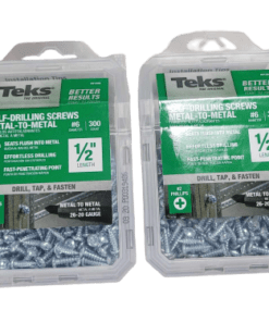 2-PACK Teks #6-18 x 1/2 in. Phillips Pan-Head Sharp Point Screw (300-Pack)