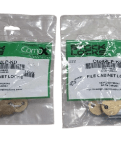 2-PACK CompX Chicago C5002LP-KD File Cabinet Lock