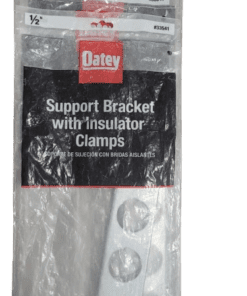 3-PACK Oatey Pipe Support Bracket with 1/2 in. Insulator Pipe Clamps