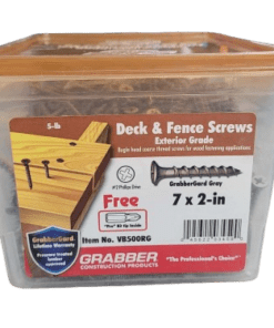 Grabber Screws #7 2 in. Phillips Bugle Head Wood Deck Screws 23935