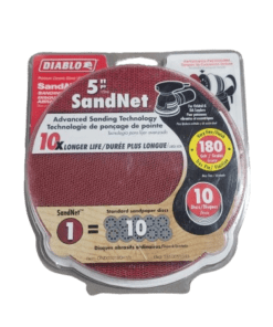 Diablo 5 in. 180-Grit Sand NET Sanding Discs with Connection Pad