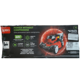 Toro 21 in. Recycler SmartStow 60V
