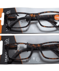 2-PACK Magnifeye Retro Tortoise Frame +2.00 Reading Glasses