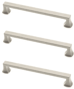 3-PACK Mandara 6-5/16"  (160 mm) Classic Satin Nickel Cabinet Drawer Bar Pull