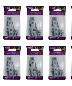 10-PACK National Hardware Mending Braces 3" By 5/8" By 0.08" - N114-3554