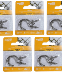 10-PACK National 1-1/2 In. Stainless Steel Cup Hook N348-458