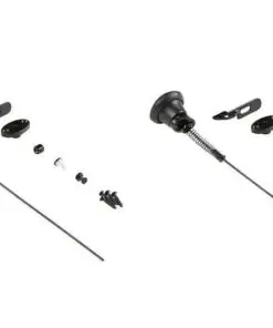 2-PACK National Hardware 13.78 in. L Black Automatic Gate Latch Pull