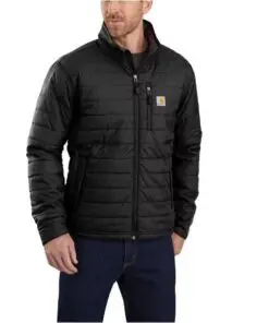 Carhartt Men's Medium Black Nylon Gilliam Jacket