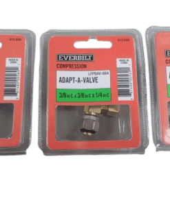 3-PACK Everbilt 3/8 in. OD Compression Brass Tee Fitting
