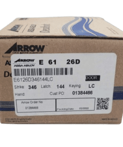 ARROW E61 26D IC Deadbolt Satin Chrome Finish E6126D346144LC