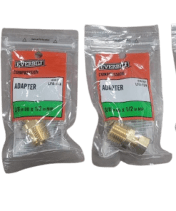 4-PACK 3/8 in. Comp x 1/2 in. MIP Brass Adapter LFA-124