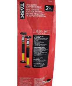 TASK 16.5 in. to 24 in. Mini Quick Support Rod Set (2-Piece)