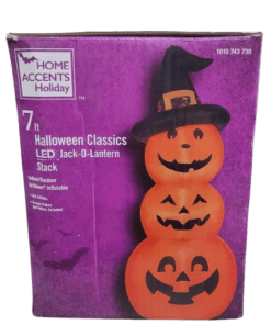 Home Accents Holiday 7 ft. LED Jack-O-Lantern Stack