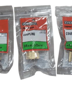 3-PACK Everbilt 3/8 in. OD Compression x 1/2 in. FIP Brass Adapter Fitting